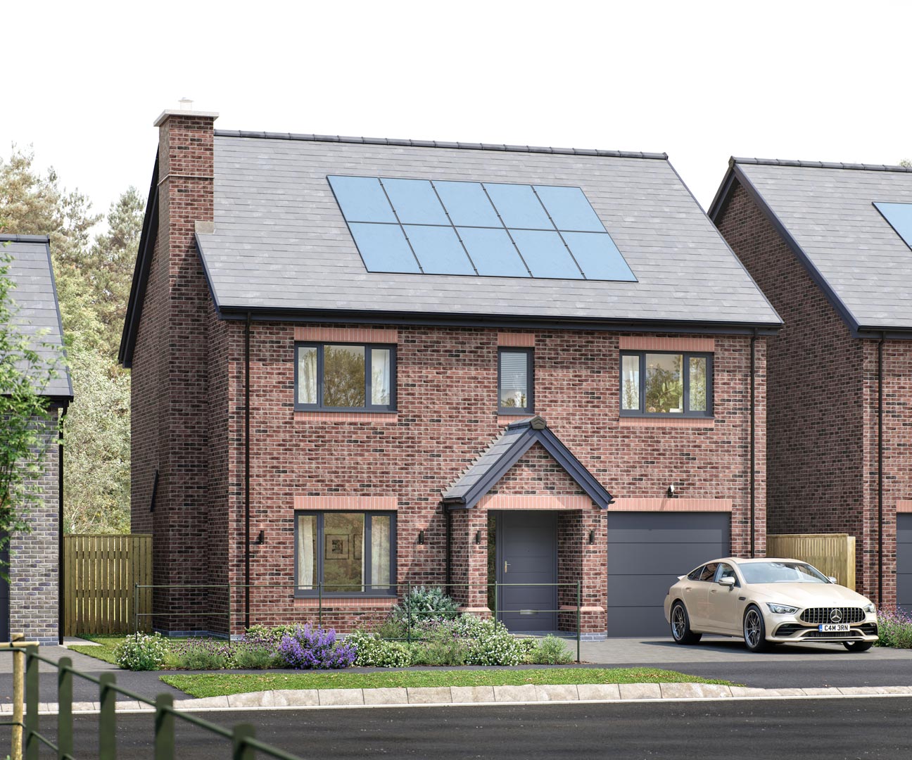 Cameron Hall Homes housetype CGI visualisation