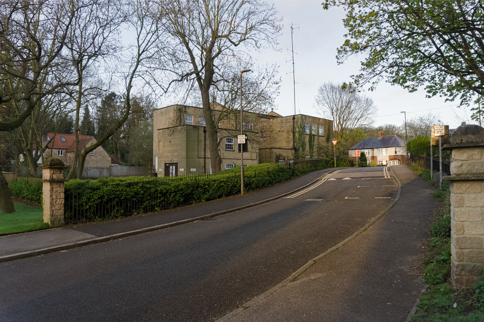 Planning visualisation, view 1, existing site photograph