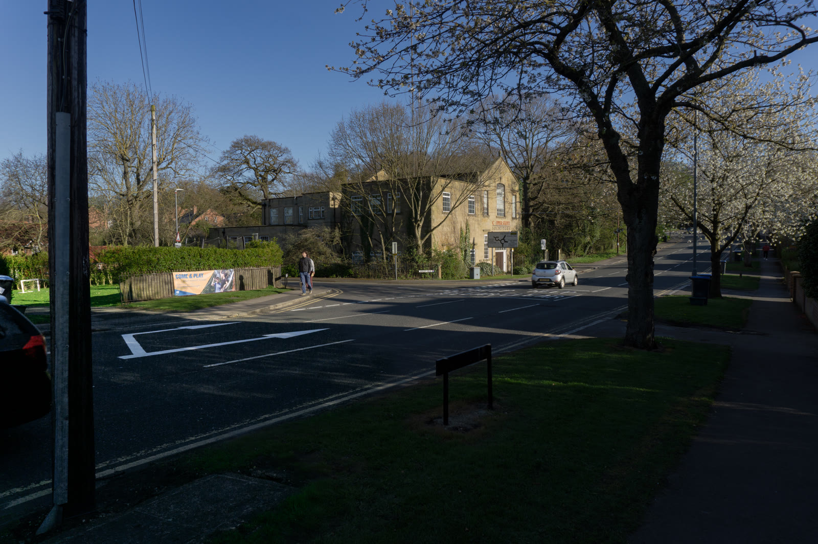 Planning visualisation, view 2, existing site photograph
