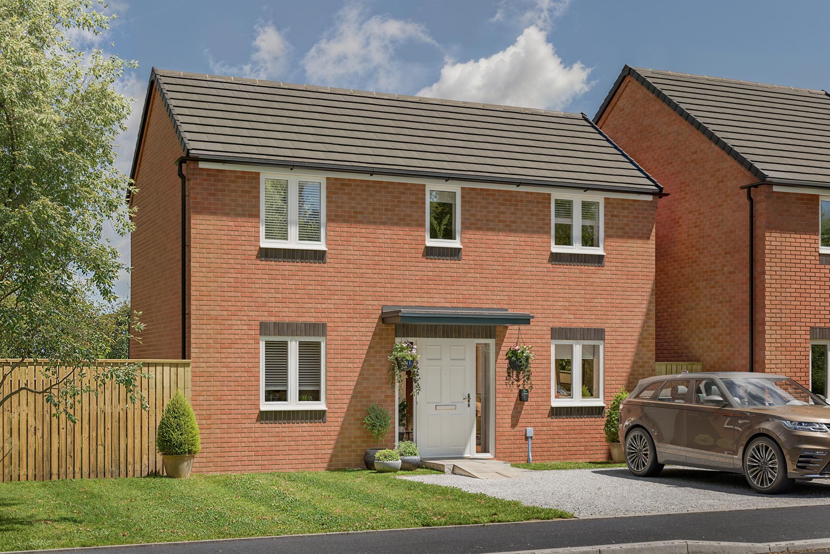 NorthCountry Homes exterior streetscape CGI visualisation